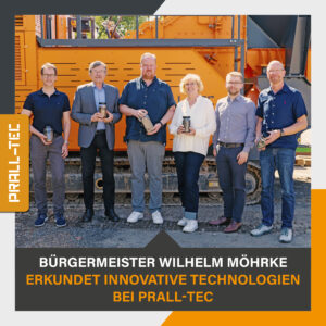 Bürgermeister Wilhelm Möhrke erkundet innovative Technologien bei Prall-Tec